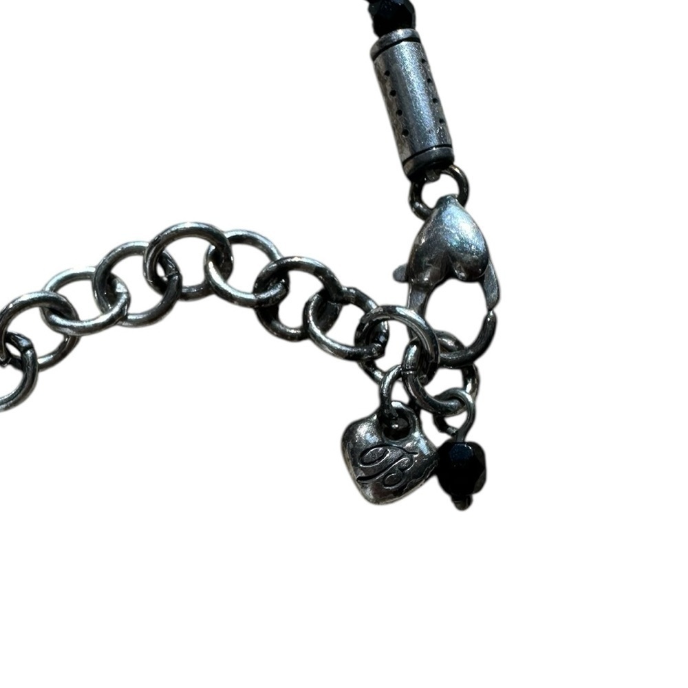Brighton Black and Silver Minimalist Necklace - Picture 2 of 3